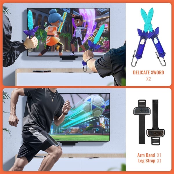 JYS-NS2277 Kompatibel med Nintendo Switch 2 Sportsspilltilbehør 12 i 1