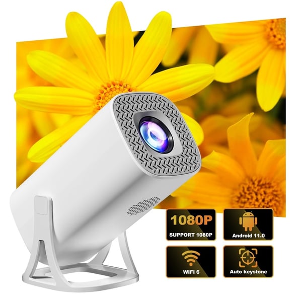 S40 Ultra Android-spillprojektor LED 1024x600P 120 ANSI Lumen 30–100" lerret