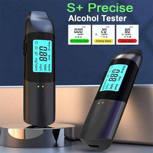 MR702 Alkoholmåler med høy presisjon, LCD-skjerm, digital alkoholmåler med stemmesending