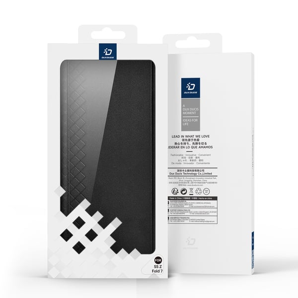 DUX DUCIS Bril Series til Samsung Galaxy Z Fold7 5G Dekseldeksel - Svart
