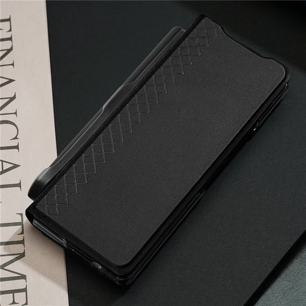 DUX DUCIS Bril-serien For Samsung Galaxy Z Fold7 5G Deksel Telefondeksel med Stativ og Penneholder - Svart