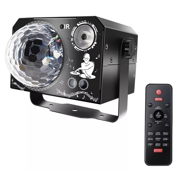 Magic Ball Laserlys L150MW 4-i-1 Laserlampe Scenefest Disco Magic Ball Lampe