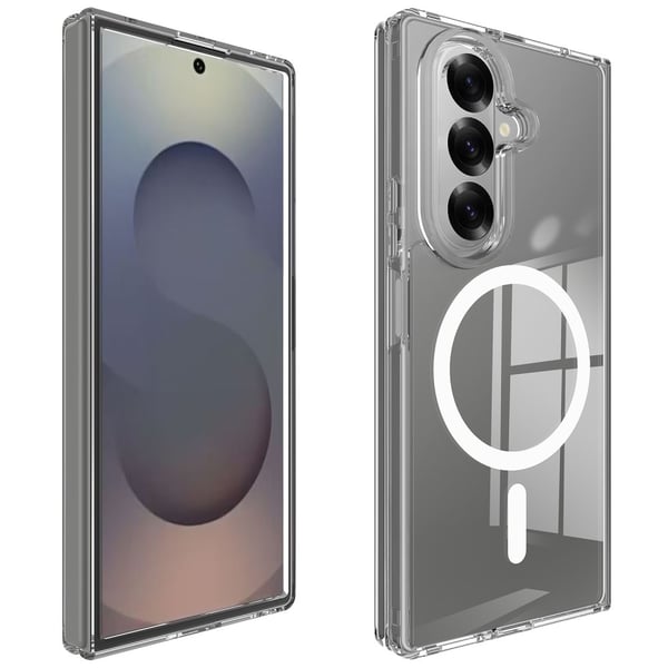 For Samsung Galaxy Z Fold7 5G Telefondeksel Kompatibelt med MagSafe TPU+Akryl Bakdeksel