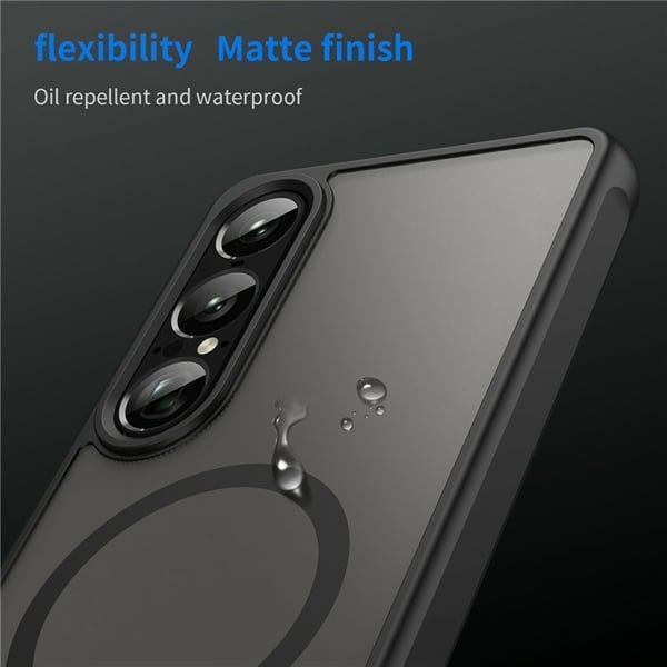For Sony Xperia 1 VII Deksel Kompatibelt med MagSafe Anti-Fall PC + TPU Telefondeksel