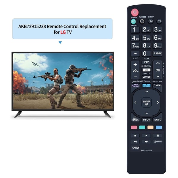 TV fjernkontroll Erstatning for AKB72915238 For LG TV