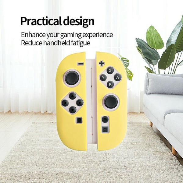 1 par kompatibelt med Nintendo Switch 2-kontroller silikondeksel - Svart