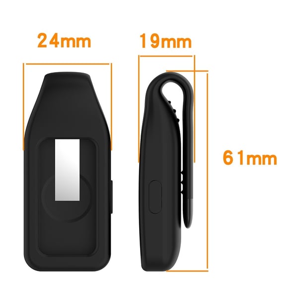 Til Xiaomi Smart Band 10/9/8 Deksel til Smartklokke med Silikonbeskyttelse - Svart