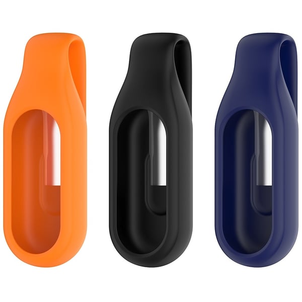 Til Xiaomi Smart Band 10/9/8 Deksel til Smartklokke med Silikonbeskyttelse - Svart