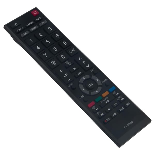 Udskiftning af fjernbetjening til CT-95002 til Toshiba TV