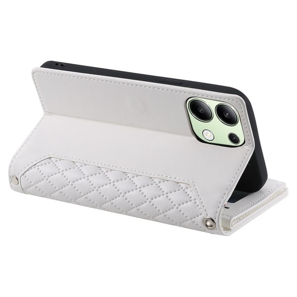 Til Xiaomi Redmi 15C Zipper Wallet Case Rhombus Telefoncover