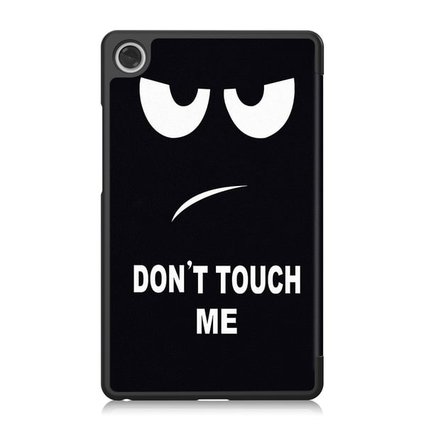 Til Lenovo Tab One Trifoldet Stativdæksel - Don't Touch Me