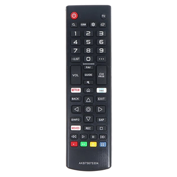 TV fjärrkontroll Ersättning för AKB75675304 För LG TV