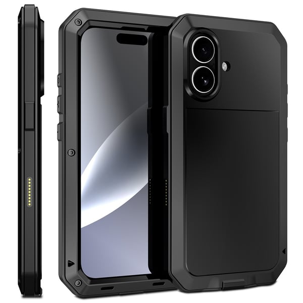 Heavy Duty Robust Hybrid Cover Shell + hærdet glas til iPhone 17