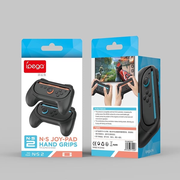 IPEGA 1 par kompatibel med Nintendo Switch 2 Grips Shell spillkontroller Joy-Con