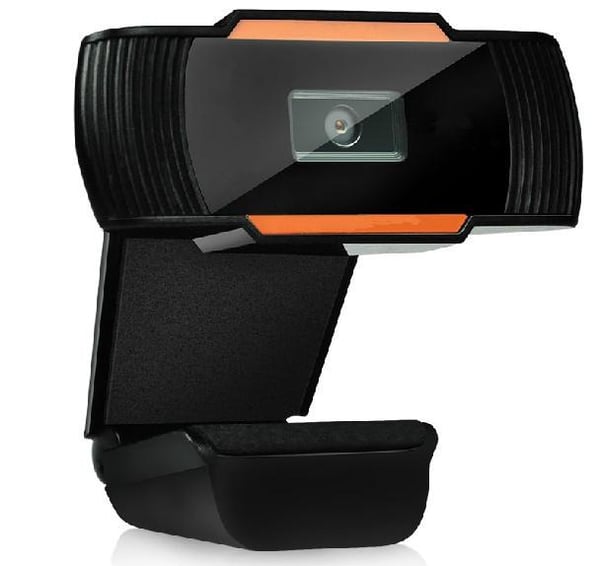 12MP pixels HD 360 Webcam USB PC Bærbar Kamera Sort