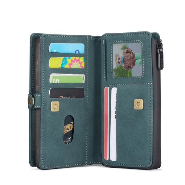 CASEME Samsung Galaxy S20 Plus Retro Lær Lommebok - deksel - Grønn