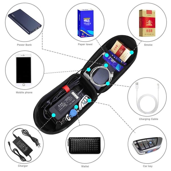 Veske til Xiaomi M365 Elektrisk Scooter Hard Shell - Svart