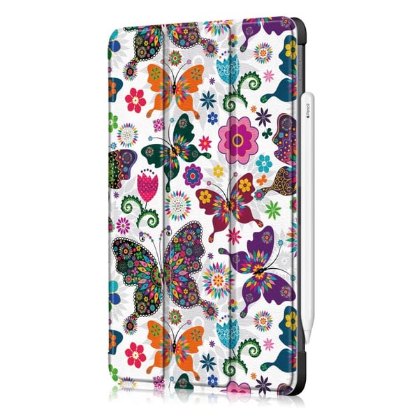 Tredobbelt cover til iPad Pro 11 (2020) / (2018) - Sommerfugle og blomster