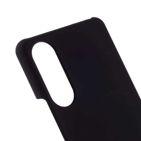 Gummibelagt hårdt plastikcover til Sony Xperia 1 II - Sort