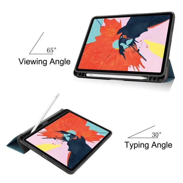 Apple iPad Air (2020) (2022) Slim Fit Trifoldbart deksel - Grønn