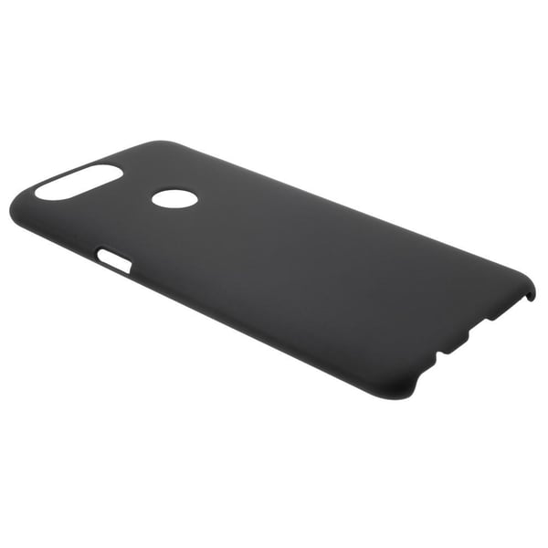 Gummieret Hard PC Mobiletui til OnePlus 5T - Sort