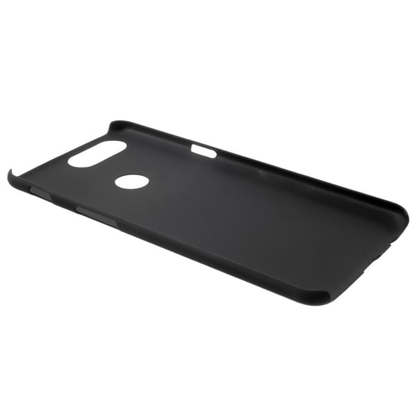 Gummieret Hard PC Mobiletui til OnePlus 5T - Sort
