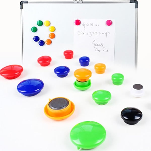 12 stk/pakke 30 mm køleskabswhiteboardmagneter