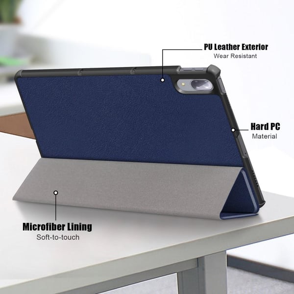 Tri - fold Veske til Lenovo Tab P11 Pro TB - J706F - Blå