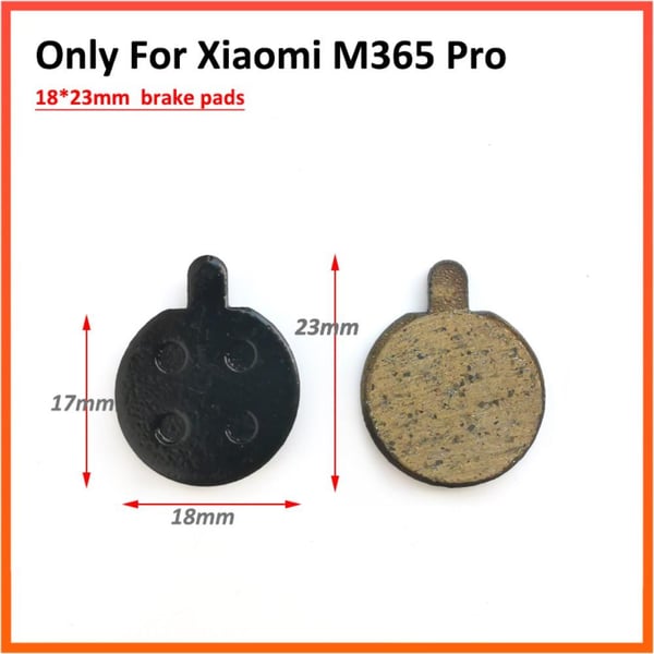 Bremseklosser 1 par til Xiaomi Mijia M365 Pro/Pro 2/Essential 1S