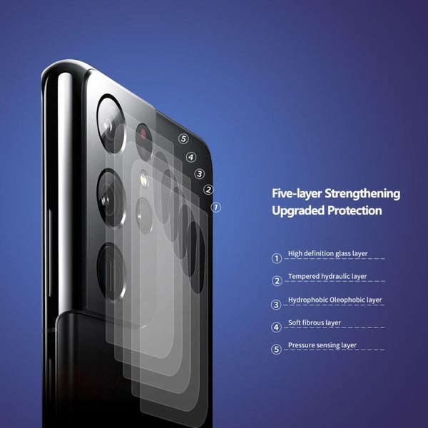 Samsung Galaxy S21 Ultra ENKAY Kameralinsedeksel Herdet Glass
