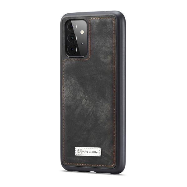 CASEME Samsung Galaxy A72 Retro Lær Lommebok - deksel - Grå