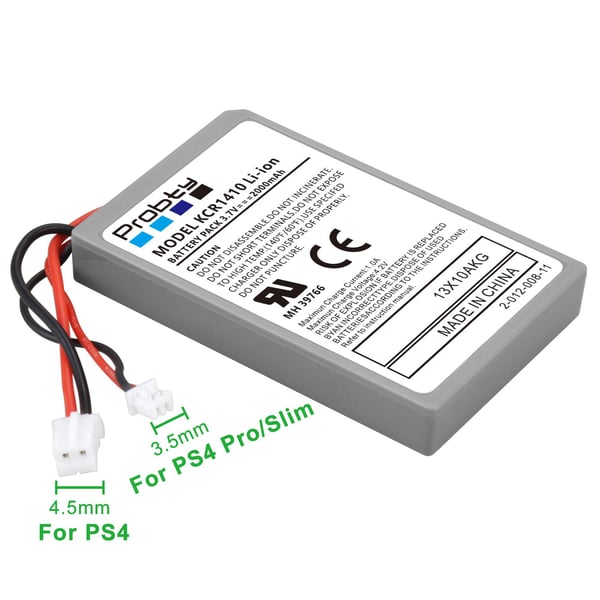 2000mAh genopladeligt batteri til Sony Playstation PS4 - controller