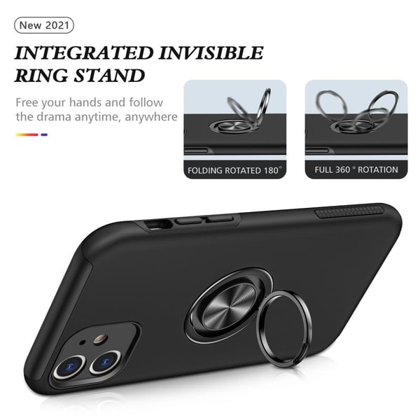 iPhone 11 Fingerring Kickstand Hybrid Taske