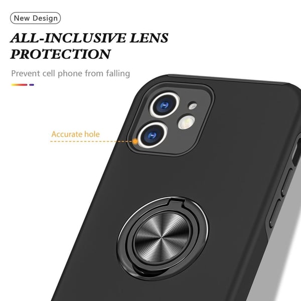 iPhone 12 sormirengasten tukijalka hybridikotelo
