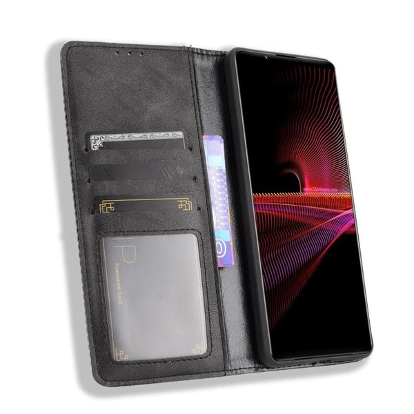 Sony Xperia 1 III Lommebok - deksel Svart