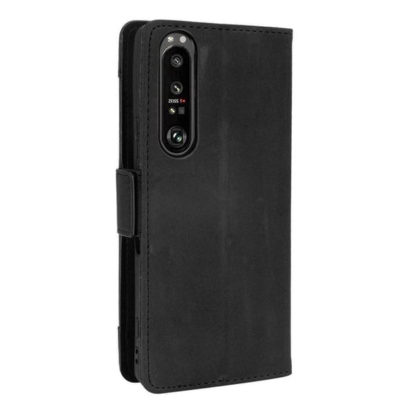 Sony Xperia 1 III Lommebok - deksel - Svart