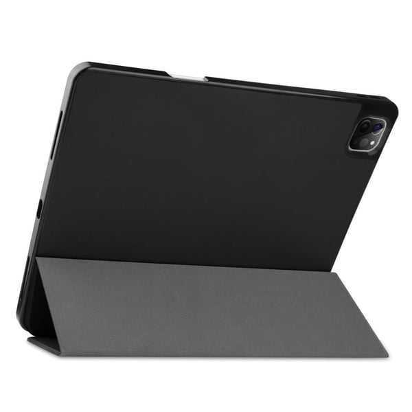 iPad 12.9" Pro 2021 Trifoldet Stand Tabletetui Cover - Sort