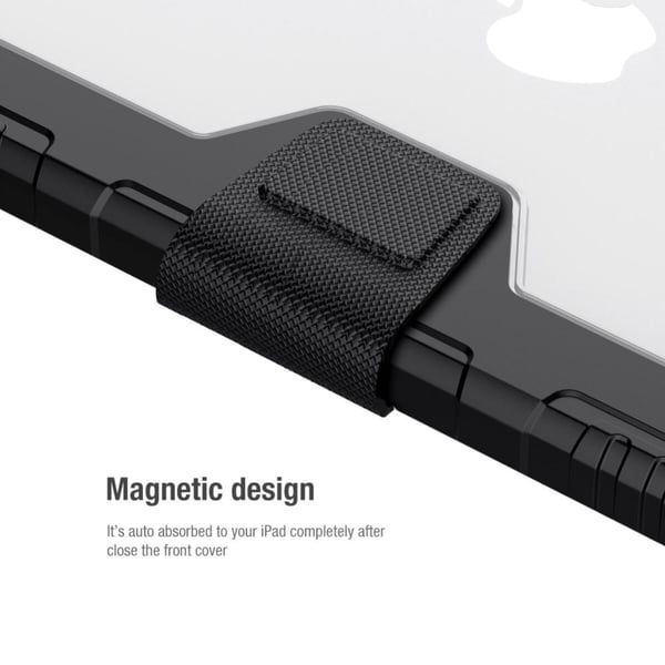 NILLKIN Apple iPad 10.2 2019/2020/2021 Støtsikkert Deksel - Svart