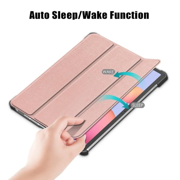 Slim Fit Dekseldeksel til Samsung Galaxy Tab S7 FE/Tab S7 Plus/Tab S8+ - Rosa Gull
