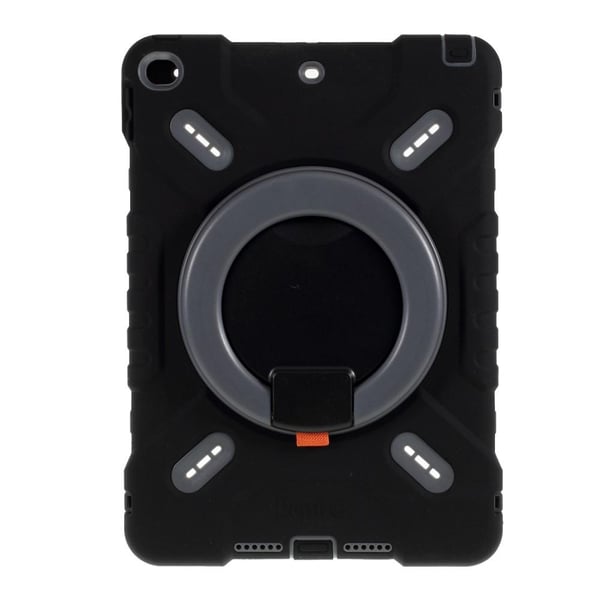 PEPKOO iPad 9.7 (2017/2018) /iPad Air Extreme Armor - Svart 360 graders svingbart stativ