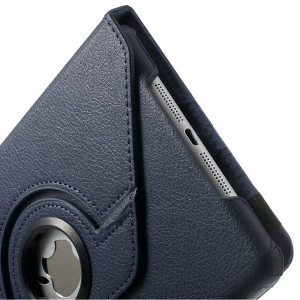 Ipad Mini 1/2/3 360 Rotation Stand Etui - Mørkeblå