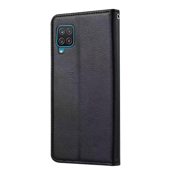 Samsung Galaxy A22 4G lompakkoteline suojakuori - musta