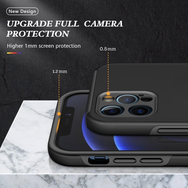 iPhone 13 Mini Hybrid Cover med Fingerring og Støttefod