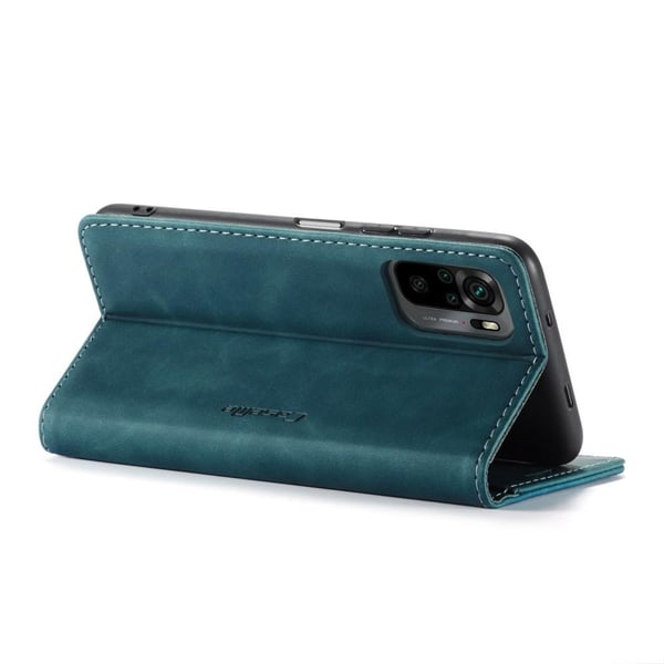 CASEME Lommebok - deksel Xiaomi Redmi Note 10 4G/Note 10S - Blå