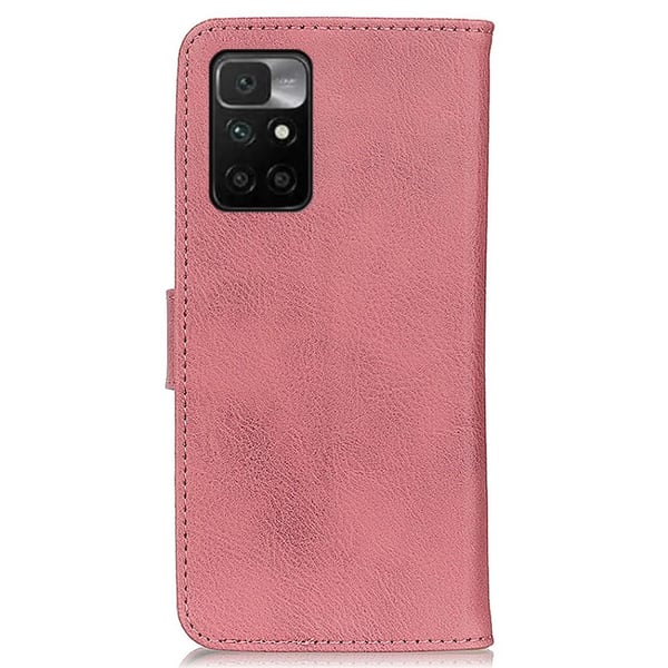 KHAZNEH Pung Stand Etui til Xiaomi Redmi 10 - Rød