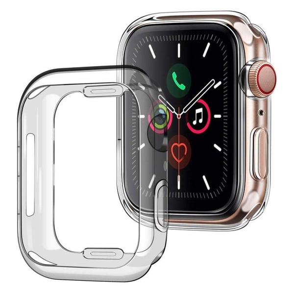 Beskyttende gjennomsiktig deksel TPU til Apple Watch Series 7 45mm