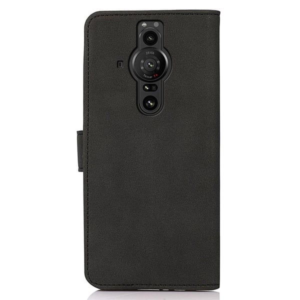 KHAZNEH Vintage lompakkokotelo Sony Xperia Pro - I - musta