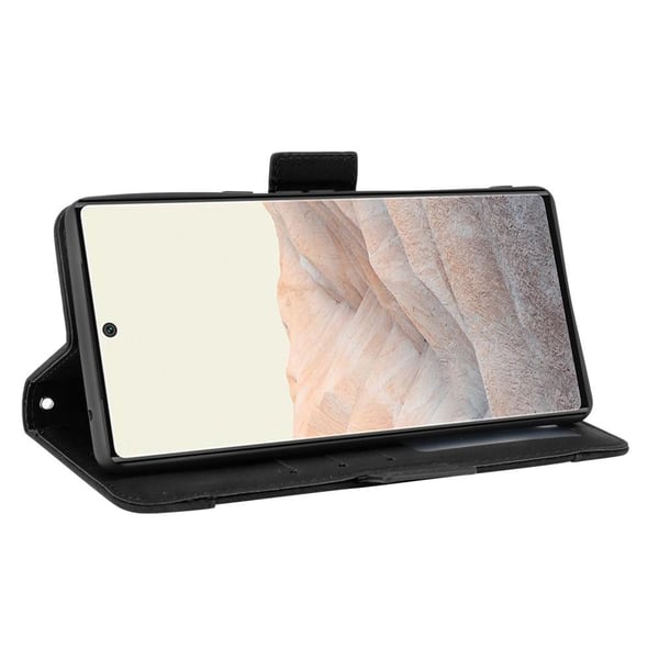 Google Pixel 6 Lommebok - deksel - Svart