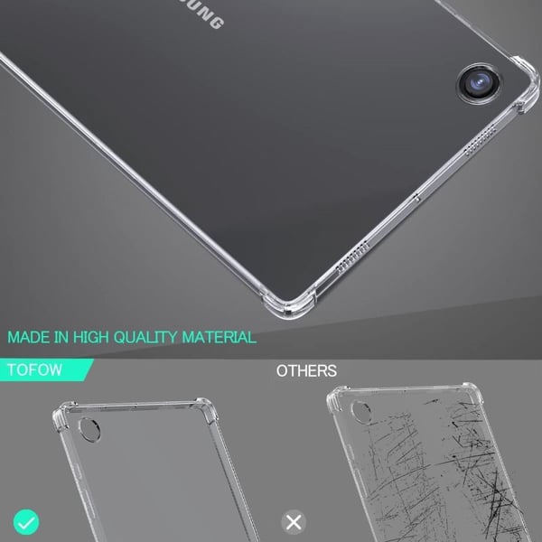 Samsung Galaxy Tab A8 10.5 (2021) TPU Deksel - Gjennomsiktig