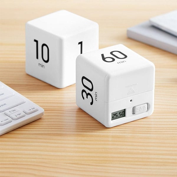 Timer Klokke Digital Timer Nedtellingsalarm 1 - 3 - 5 - 10 minutter